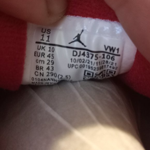 New Nike Air Jordon Tennis Shoes Size 11DJ4375-1006 main image 4